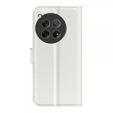 OnePlus 12 Cover Litchi Hvid