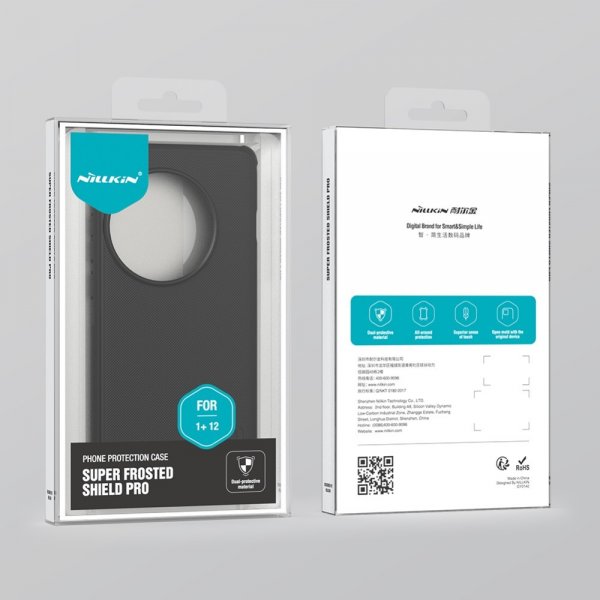 Nillkin OnePlus 12 Cover Super Frosted Shield Pro Blå