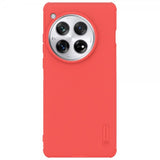 Nillkin OnePlus 12 Cover Super Frosted Shield Pro Rød