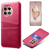 OnePlus 12R Cover med to kortlommer Magenta