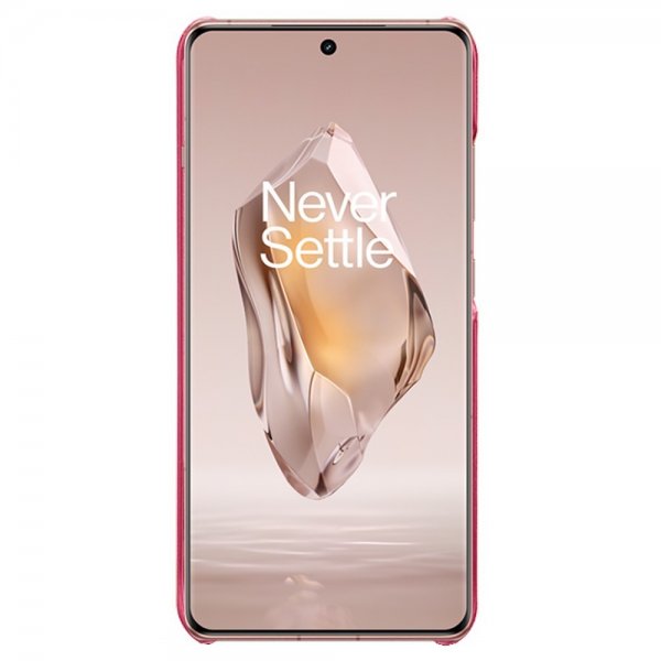 OnePlus 12R Cover med to kortlommer Magenta