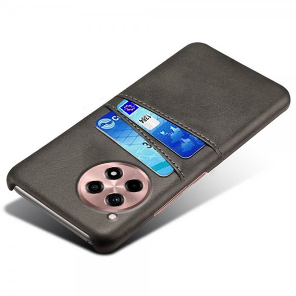 OnePlus 12R Cover med to Kortlommer Sort