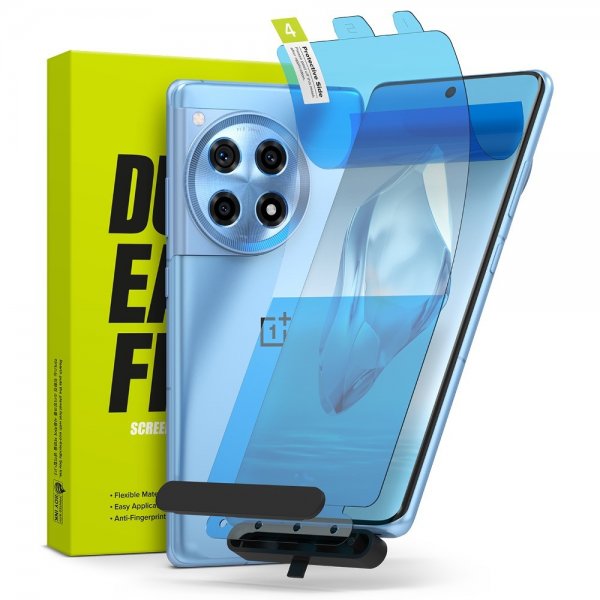 Ringke OnePlus 12R Skærmbeskyttelse Dual Easy Film 2-pak