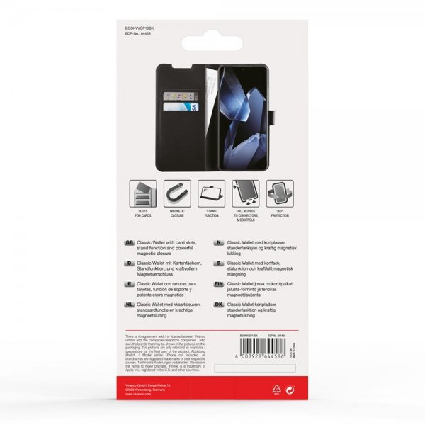 Vivanco OnePlus 13 Cover Classic Wallet Sort