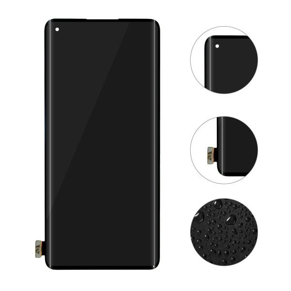 OnePlus 8 Skærm/Display - Sort