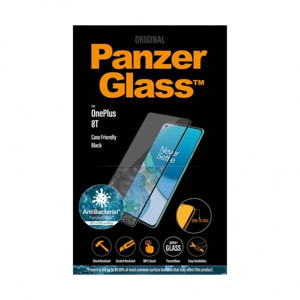 PanzerGlass OnePlus 8T Skærmbeskyttelse Case Friendly