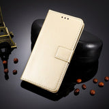 Motorola Edge 30 Fusion Cover Lædertekstur Guld