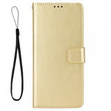 Motorola Edge 30 Fusion Cover Lædertekstur Guld