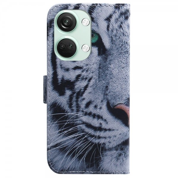 OnePlus Nord 3 Cover Motiv Hvid Tiger