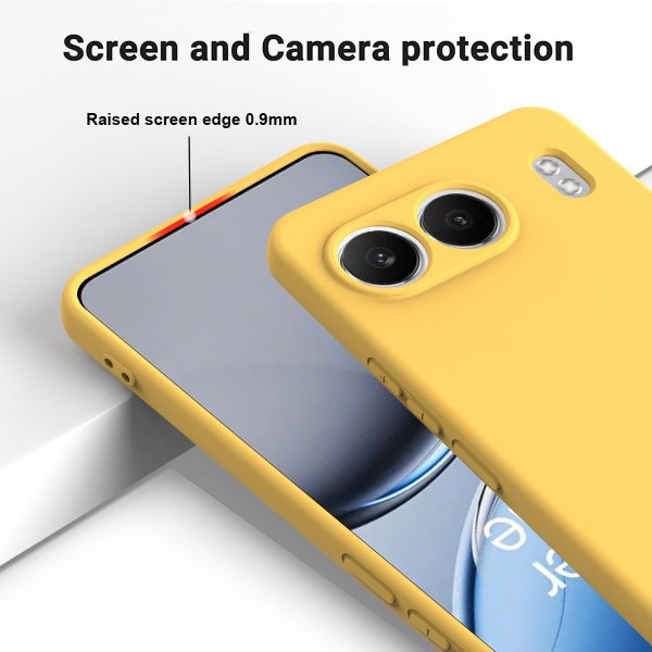 OnePlus Nord 4 Cover med Rem Silikone Gul