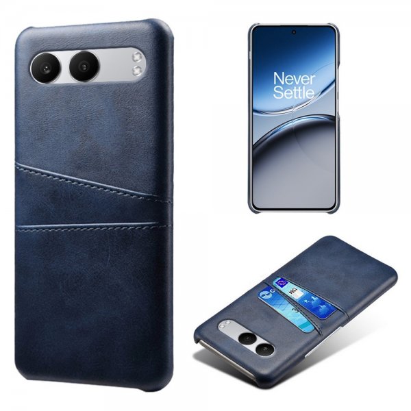 OnePlus Nord 4 Cover med to Kortlommer Blå