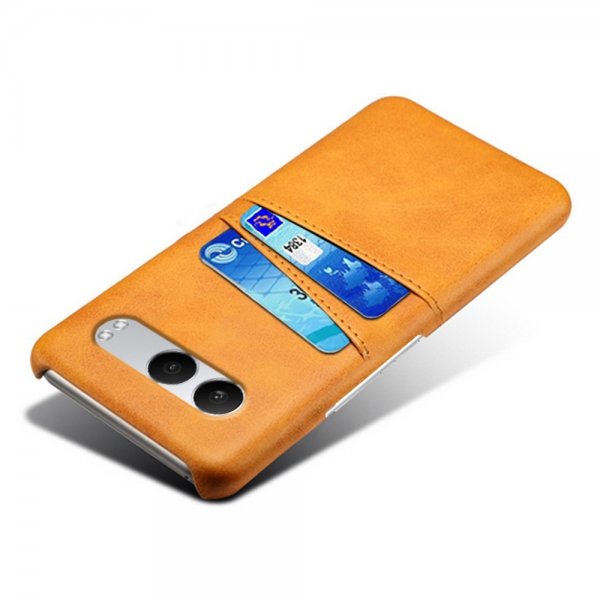 OnePlus Nord 4 Cover med to Kortlommer Lysebrun