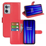 OnePlus Nord CE 2 5G Cover Litchi Rød