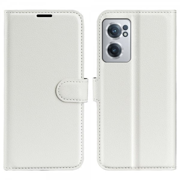 OnePlus Nord CE 2 5G Cover Litchi Hvid