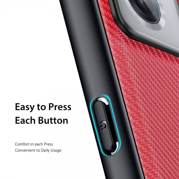 Dux Ducis OnePlus Nord CE 2 5G Cover FINO Serie Rød