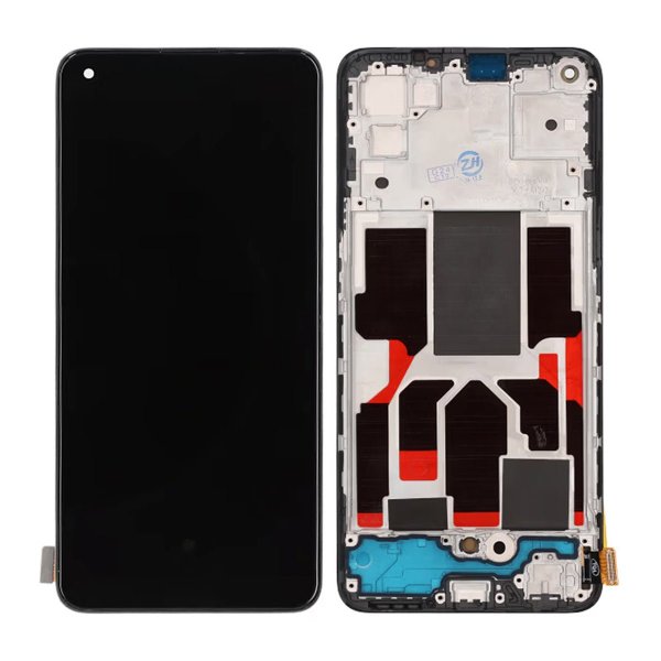 OnePlus Nord CE Skærm/Display - Sort