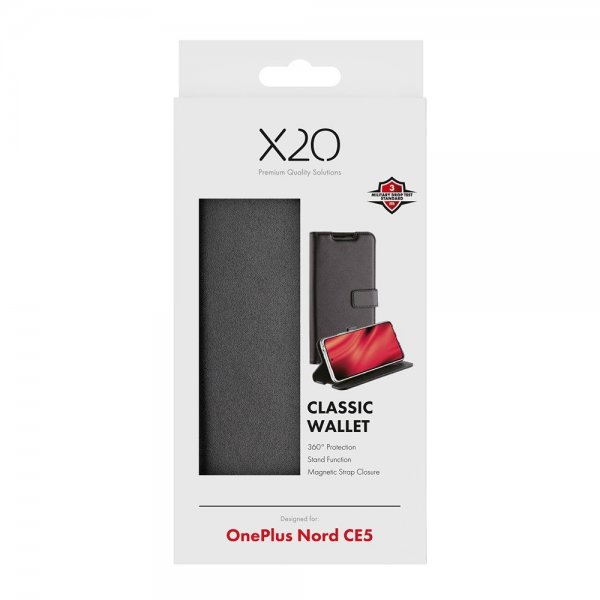 X2O OnePlus Nord CE5 Etui Classic Wallet Sort