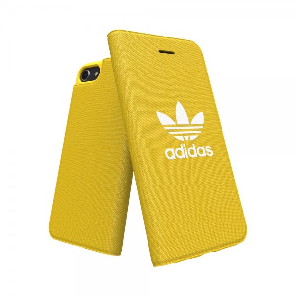 Adidas iPhone 6/6S/7/8/SE Cover ELLER Booklet Case ADICOLOR SS18 Gul
