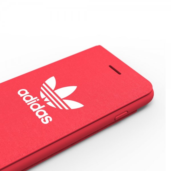 Adidas iPhone 6/6S/7/8/SE Cover OR Booklet Case ADICOLOR SS18 Rød