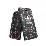 Adidas iPhone 6/6S/7/8/SE Cover OR Booklet Case AOP FW18 Blomster Sort