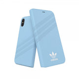Adidas iPhone X/Xs Cover OR Booklet Case Suede FW18 Blå