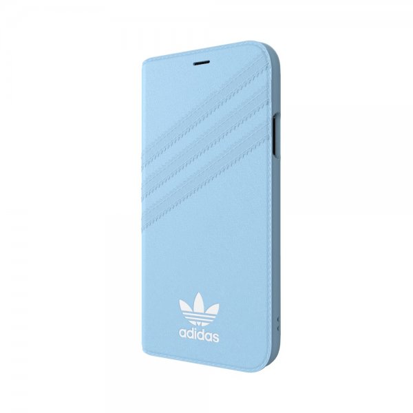 Adidas iPhone X/Xs Cover OR Booklet Case Suede FW18 Blå