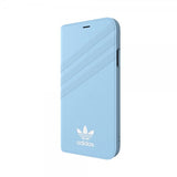 Adidas iPhone X/Xs Cover OR Booklet Case Suede FW18 Blå