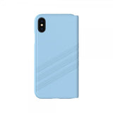 Adidas iPhone X/Xs Cover OR Booklet Case Suede FW18 Blå