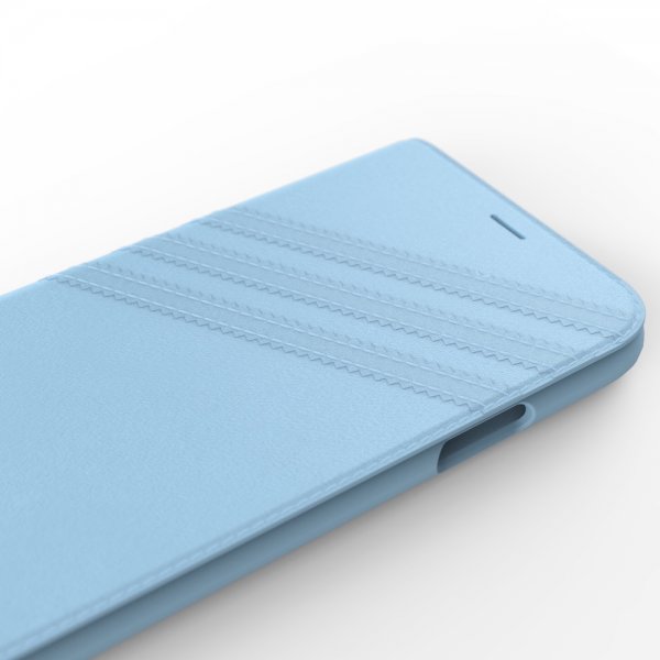 Adidas iPhone X/Xs Cover OR Booklet Case Suede FW18 Blå