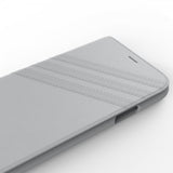 Adidas iPhone X/Xs Cover OR Booklet Case Suede FW18 Grå