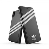 Adidas iPhone Xs Max Cover ELLER Booklet Case FW18 Sort Hvid
