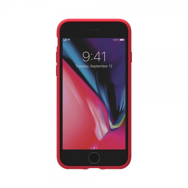 Adidas iPhone 6/6S/7/8/SE Cover ELLER Moulded Case ADICOLOR SS18 Rød