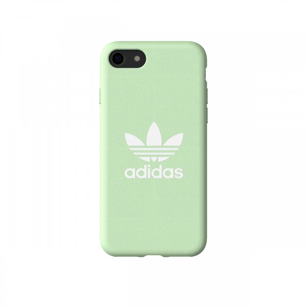 Adidas iPhone 6/6s/7/8/SE Cover OR Moulded Case Canvas FW18 Clear Mint