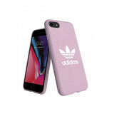 Adidas iPhone 6/6s/7/8/SE Cover OR Moulded Case Canvas FW18 Clear Pink