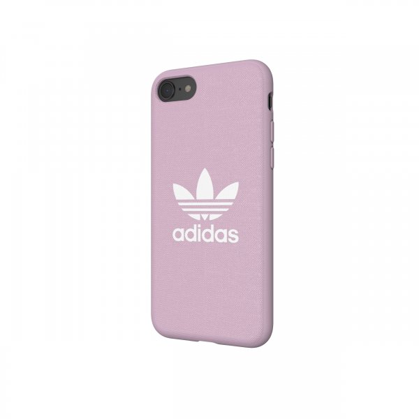 Adidas iPhone 6/6s/7/8/SE Cover OR Moulded Case Canvas FW18 Clear Pink