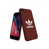 Adidas iPhone 6/6s/7/8/SE Cover ELLER Støbt Etui Lærred FW18 Maroon