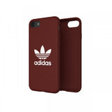 Adidas iPhone 6/6s/7/8/SE Cover ELLER Støbt Etui Lærred FW18 Maroon