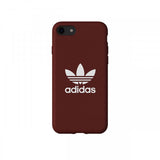 Adidas iPhone 6/6s/7/8/SE Cover ELLER Støbt Etui Lærred FW18 Maroon