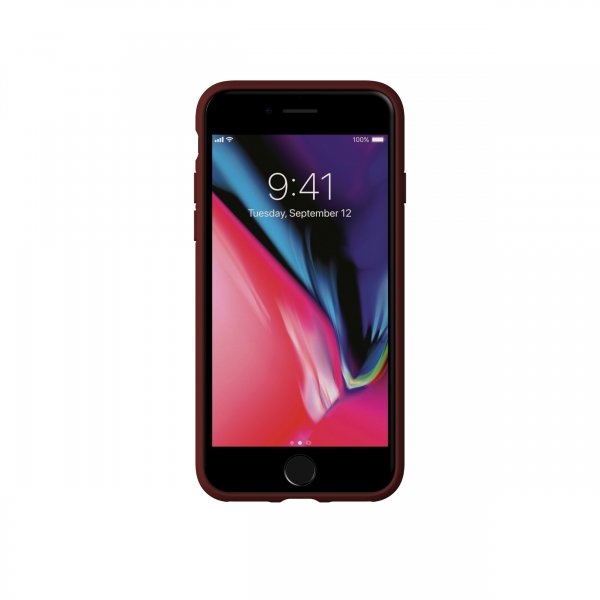 Adidas iPhone 6/6s/7/8/SE Cover ELLER Støbt Etui Lærred FW18 Maroon