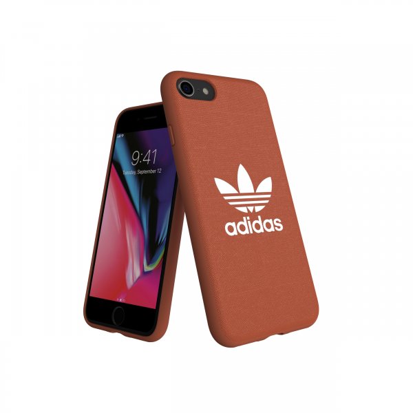 Adidas iPhone 6/6s/7/8/SE Cover OR Moulded Case Canvas FW18 Shift Orange