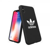 Adidas iPhone X/Xs Cover ELLER Trefoil Snap Case ADICOLOR SS18 Sort
