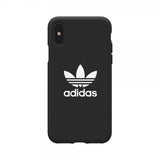 Adidas iPhone X/Xs Cover ELLER Trefoil Snap Case ADICOLOR SS18 Sort