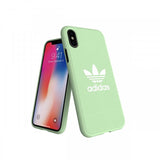 Adidas iPhone X/Xs Cover OR Moulded Case Canvas FW18 Clear Mint