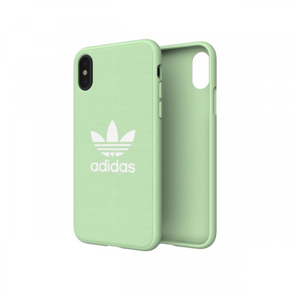 Adidas iPhone X/Xs Cover OR Moulded Case Canvas FW18 Clear Mint