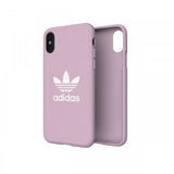 Adidas iPhone X/Xs Cover OR Moulded Case Canvas FW18 Clear Pink