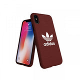 Adidas iPhone X/Xs Cover ELLER Trefoil Snap Case Canvas FW18 Maroon