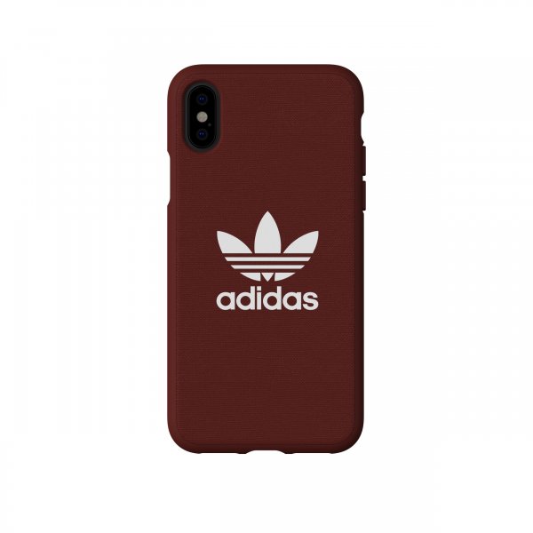 Adidas iPhone X/Xs Cover ELLER Trefoil Snap Case Canvas FW18 Maroon