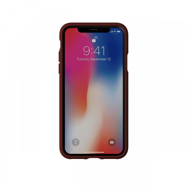 Adidas iPhone X/Xs Cover ELLER Trefoil Snap Case Canvas FW18 Maroon