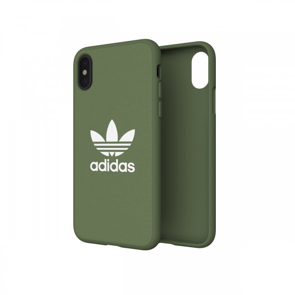 Adidas iPhone X/Xs Cover OR Moulded Case Canvas FW18 Trace Green