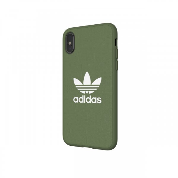 Adidas iPhone X/Xs Cover OR Moulded Case Canvas FW18 Trace Green